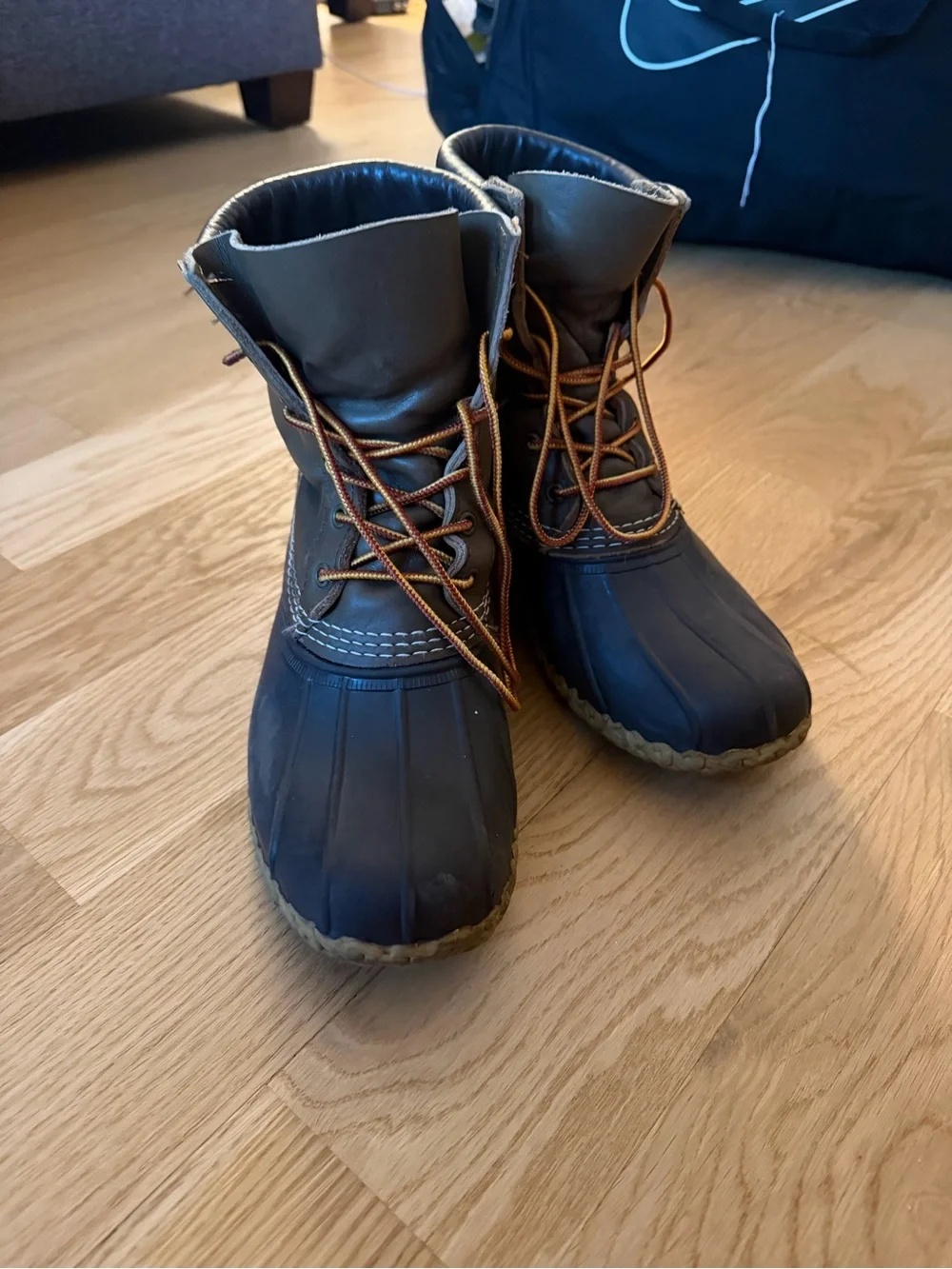 L.L. Bean Green Men's Duck Boots